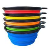 Silicone Pet Dog Food Water Travel Bowl